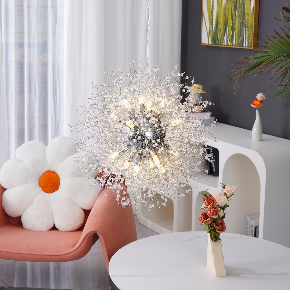 Haze Kronleuchter Kristall Dandelion mit Kristallen