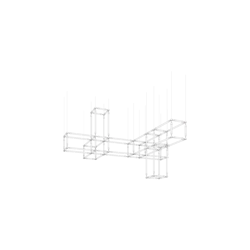 CrystalGrid Kronleuchter Architekturmatrix anpassen