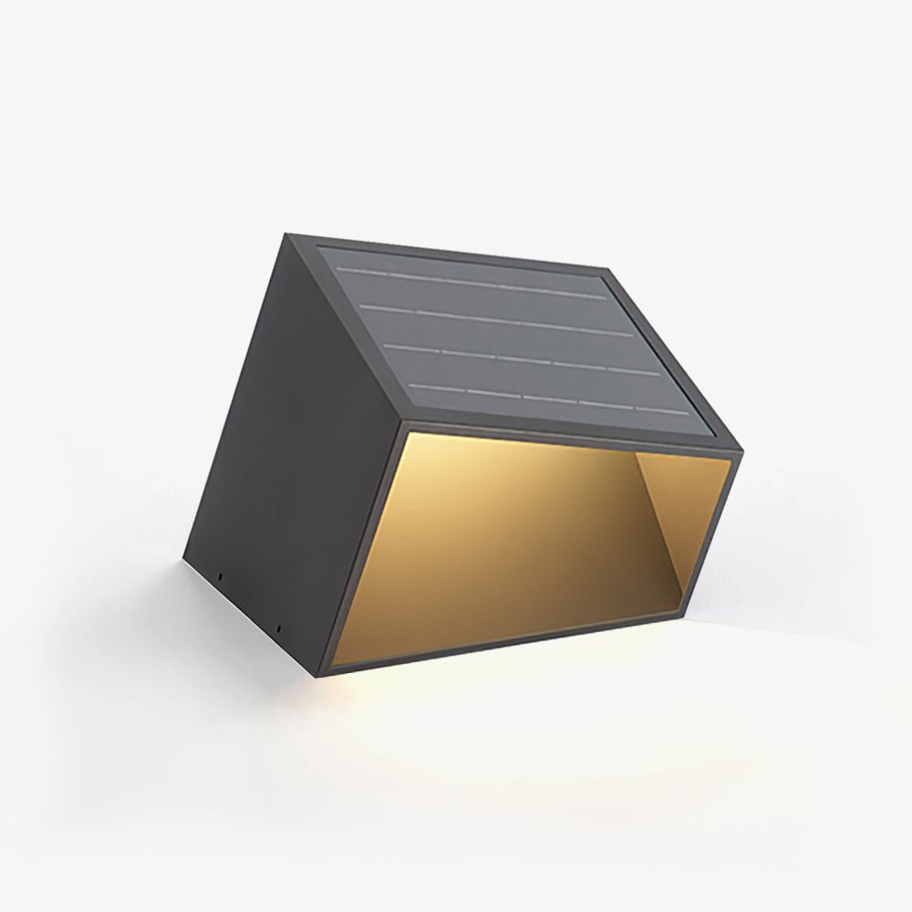 Evsore einzigartige Solar-Außenleuchte im Kubus-Design für den Garten