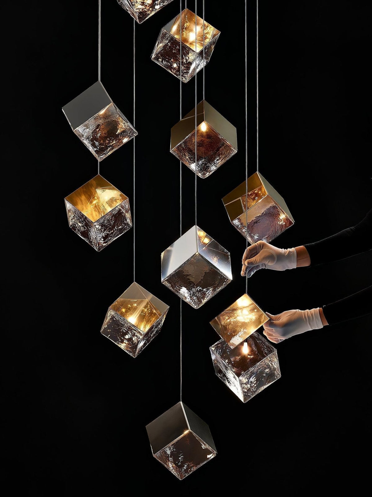 Prismatic Vapor Kronleuchter