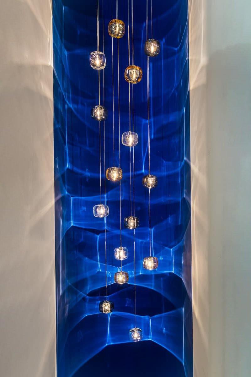 Glowcube Kronleuchter modern Kristall