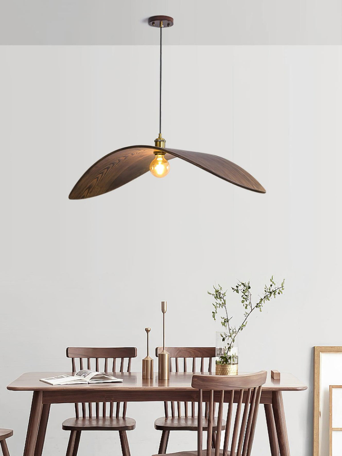 Palten skandinavisch Art Pendelleuchte aus Holz