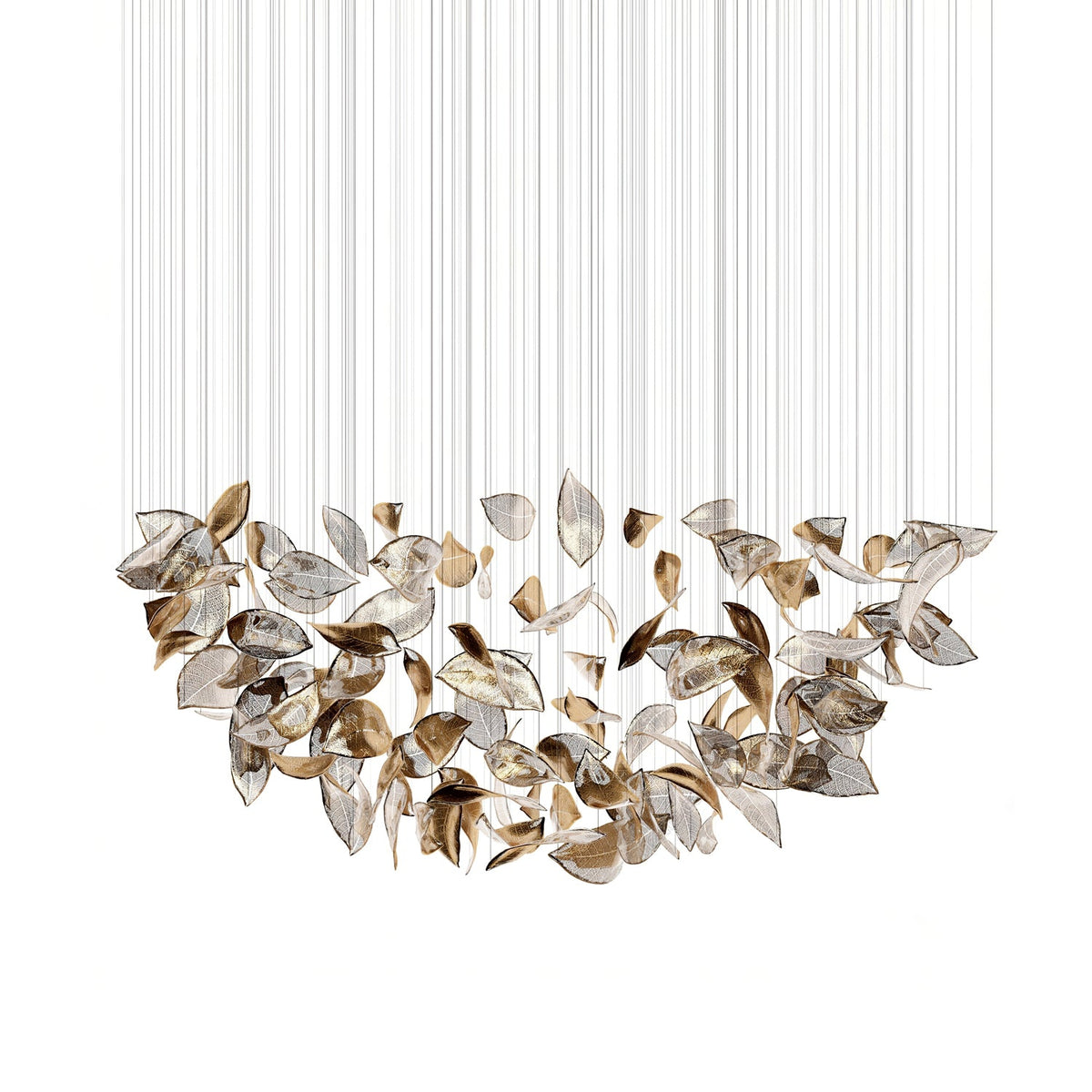 Darien Iridescent Leaf Pendelleuchte