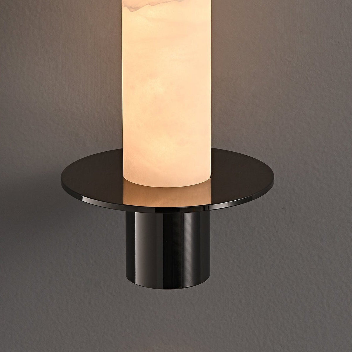 Eirenelia Slim Alabaster Zylindrische Pendelleuchte