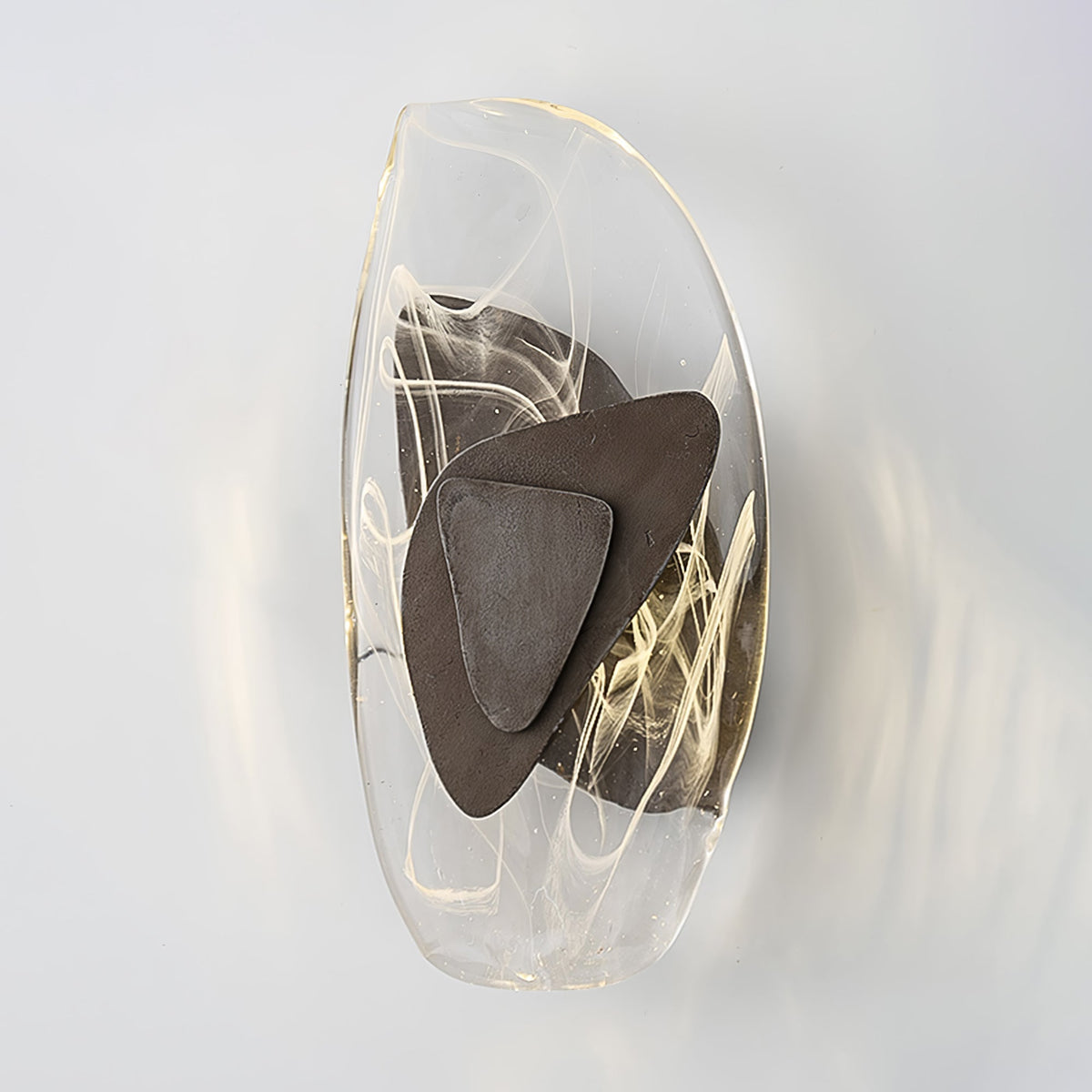 Gana Premium skandinavische Kunstglas-Wandleuchte