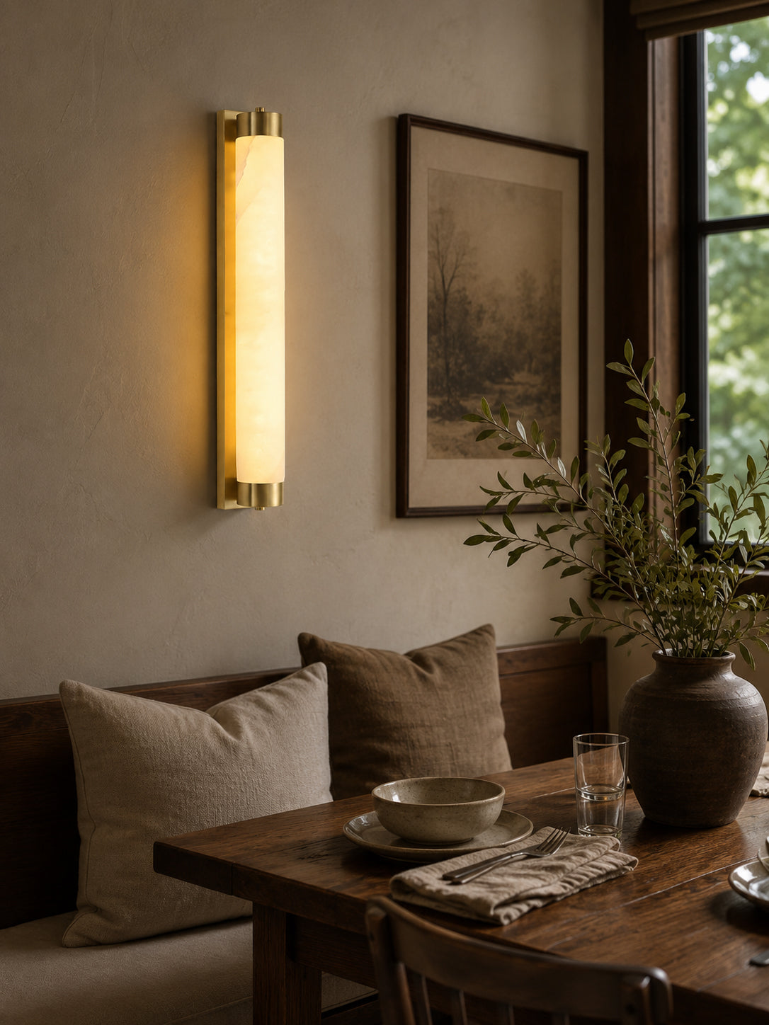 Alvion Alabaster Wandleuchte