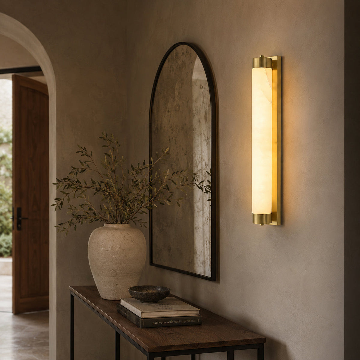 Alvion Alabaster Wandleuchte