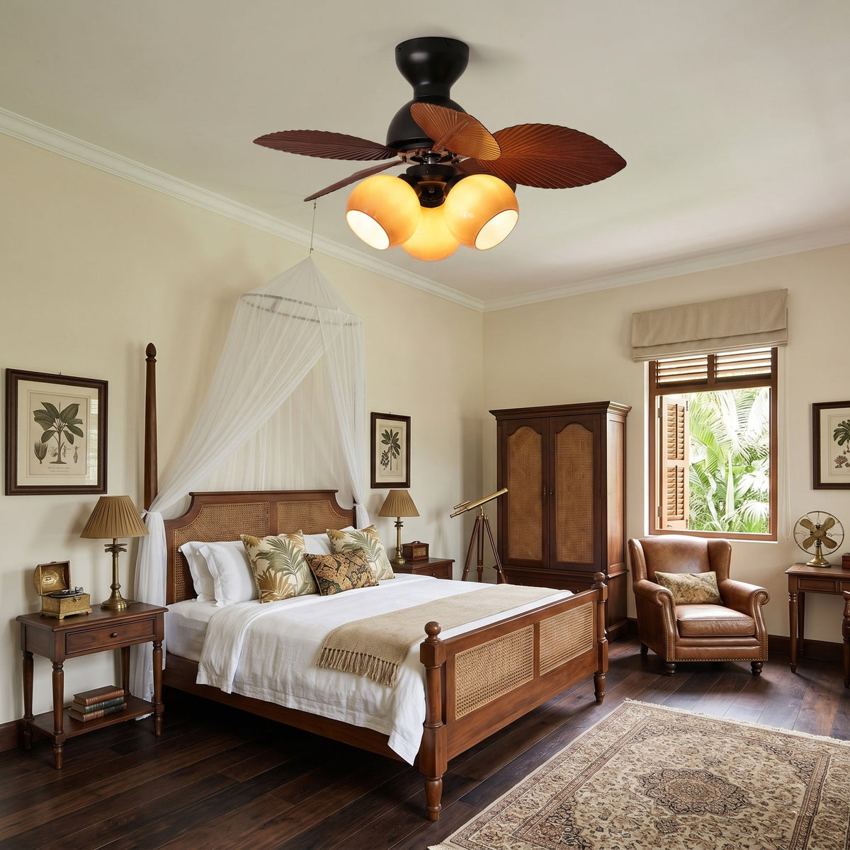 Ambrose Deckenventilator mit Beleuchtung