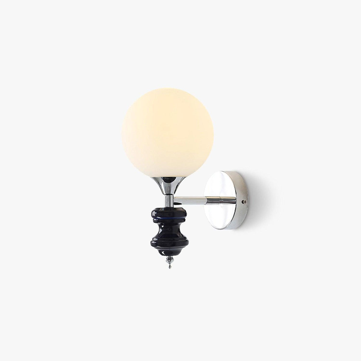 Sune Vintage-Wandleuchte aus Glas