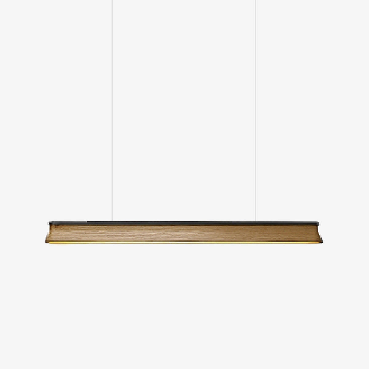 Aldeette Pendelleuchte Holzstrang minimalistisch zeitgenössisch
