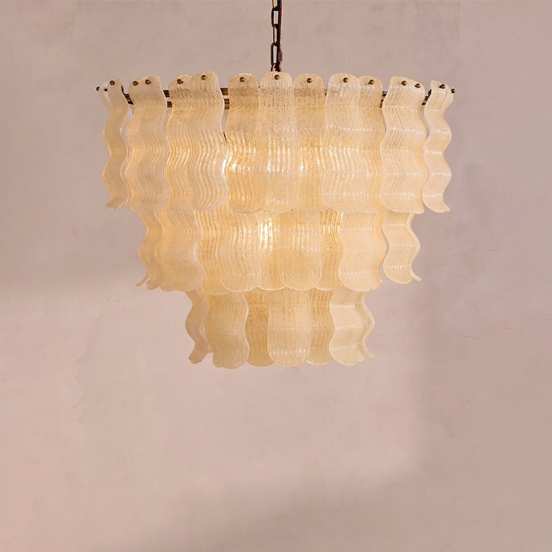 Viraiian Textured Wave Kronleuchter