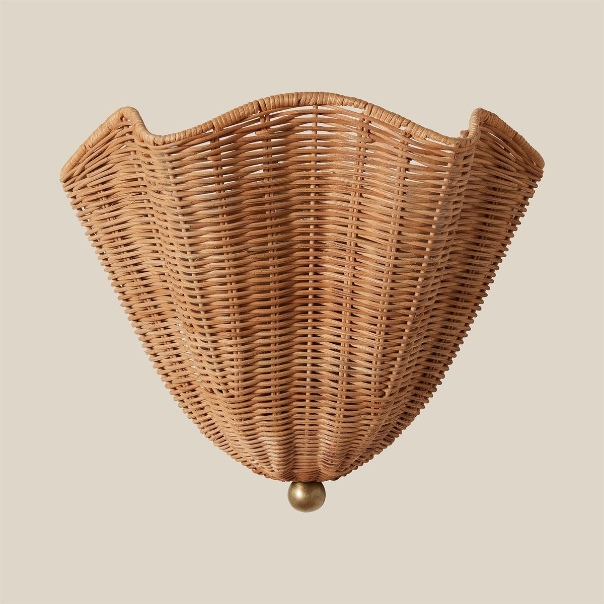 Lunero Rattan-Wandleuchte