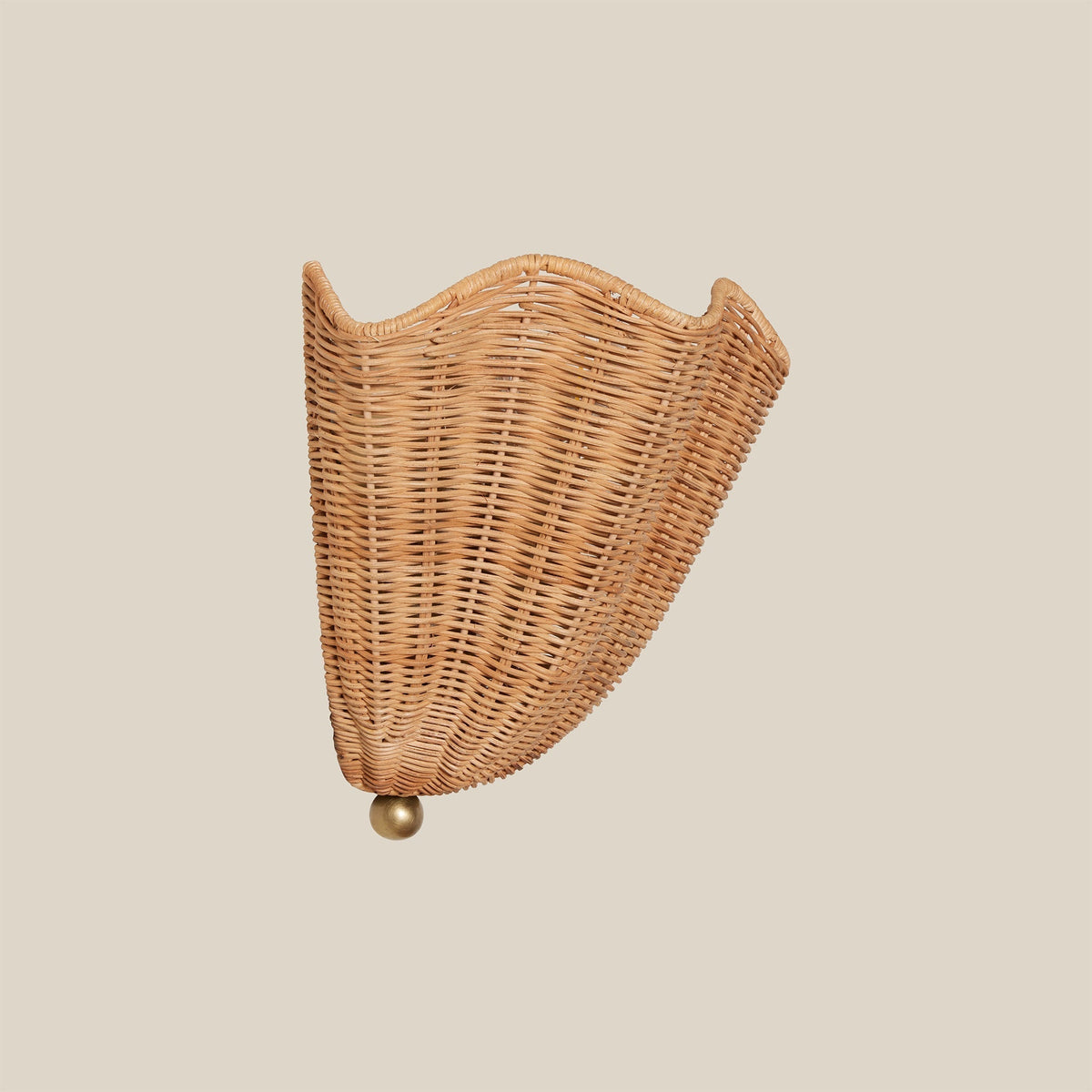 Lunero Rattan-Wandleuchte