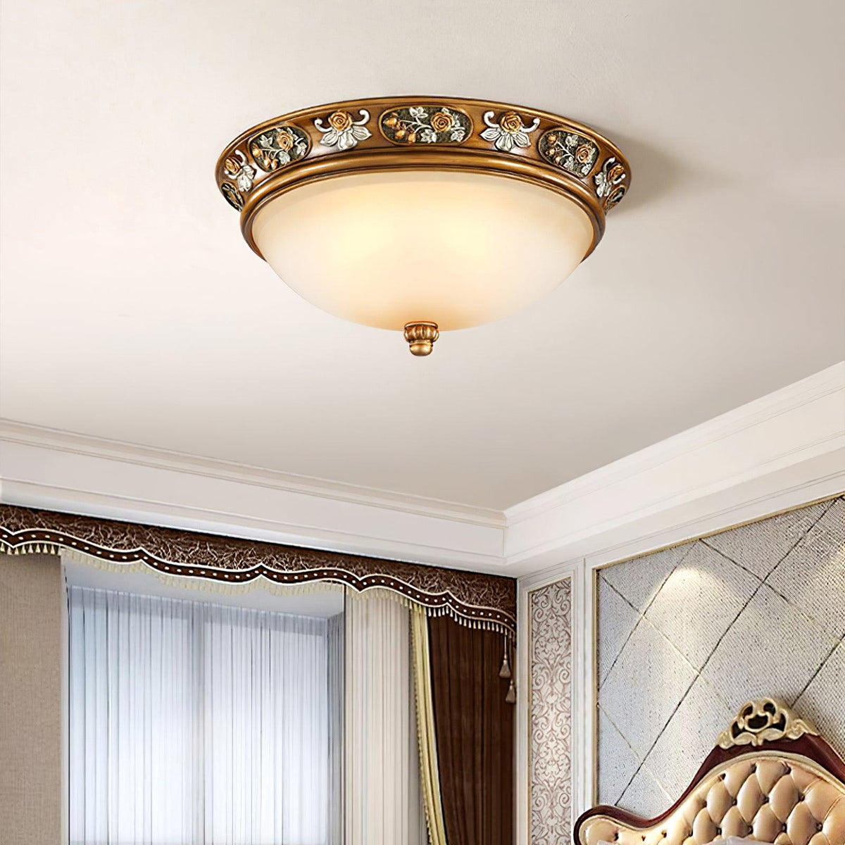 Cilene Vintage luxuriöse Deckenleuchte aus Kunstharz
