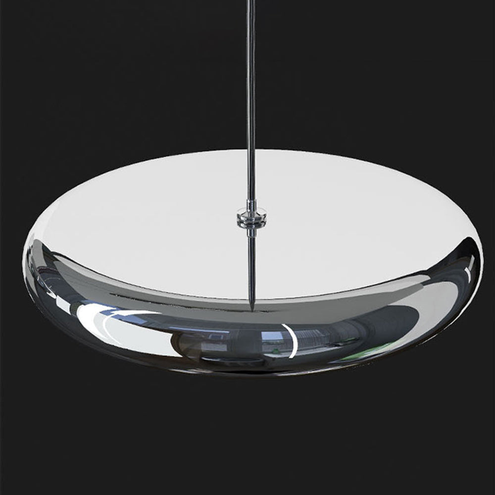 Arisha Modern LED Pendelleuchte Ring Esstisch, 3 Farbe, Metall Acryl
