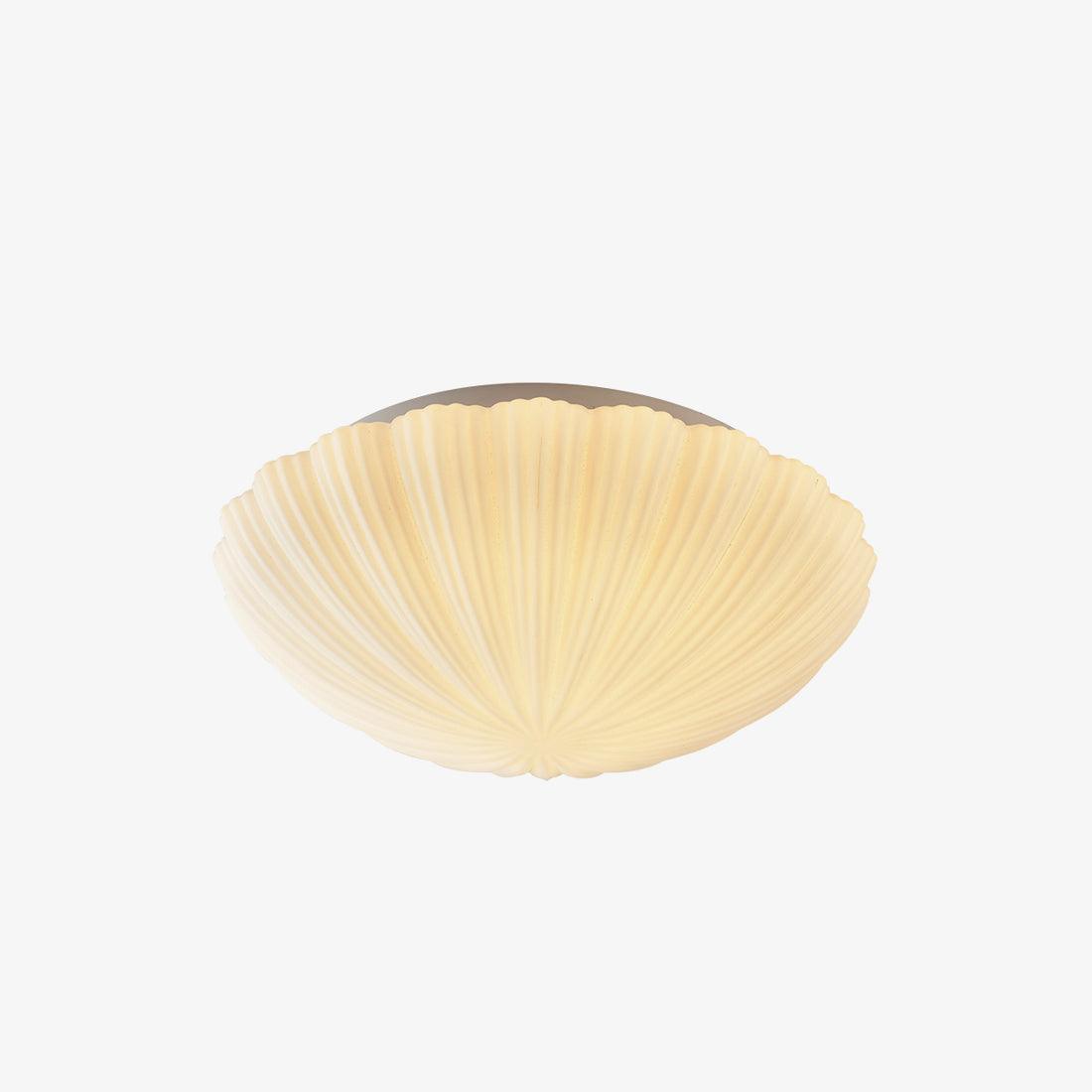 Elo Deckenleuchte Muschelform gerippt weich elegant