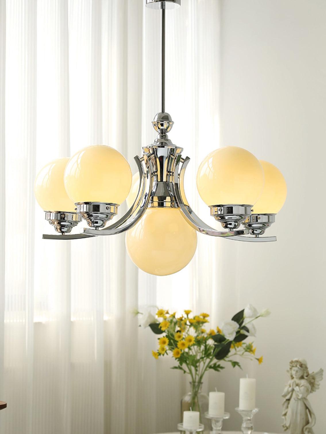 Dusk Kronleuchter Kugel Chrome moderne 5-Light