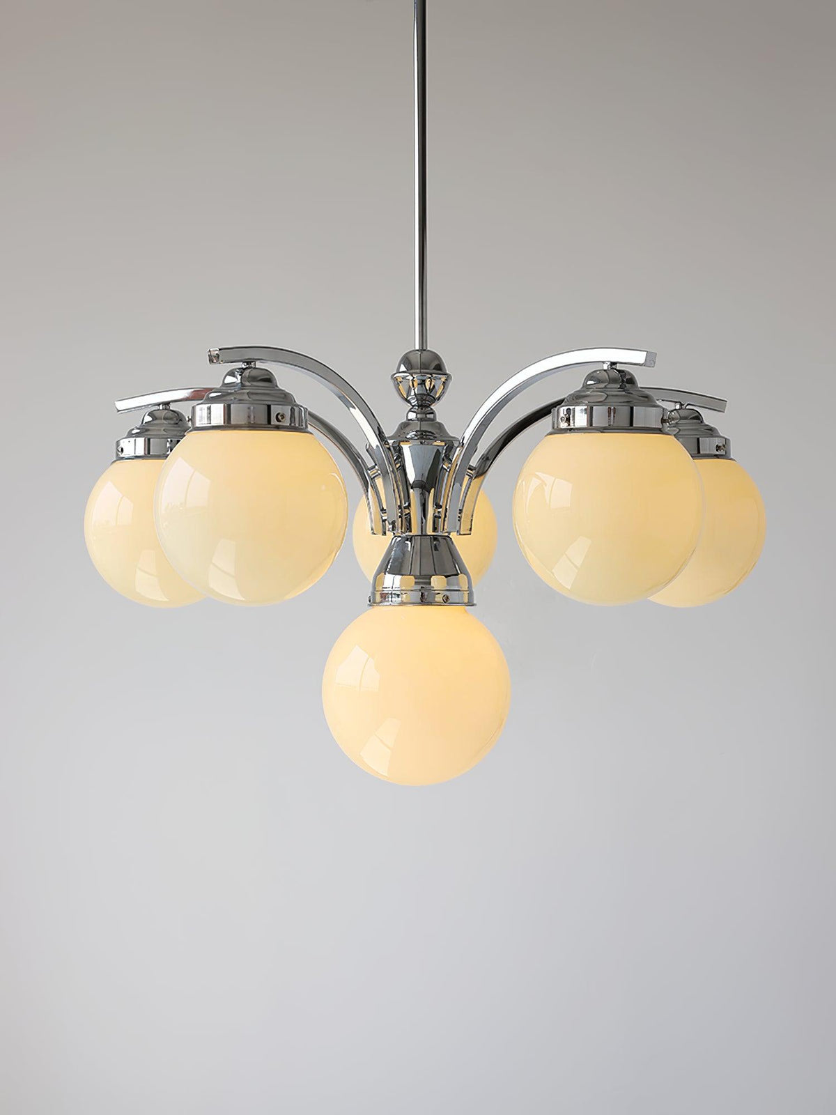 Dusk Kronleuchter Kugel Chrome moderne 5-Light