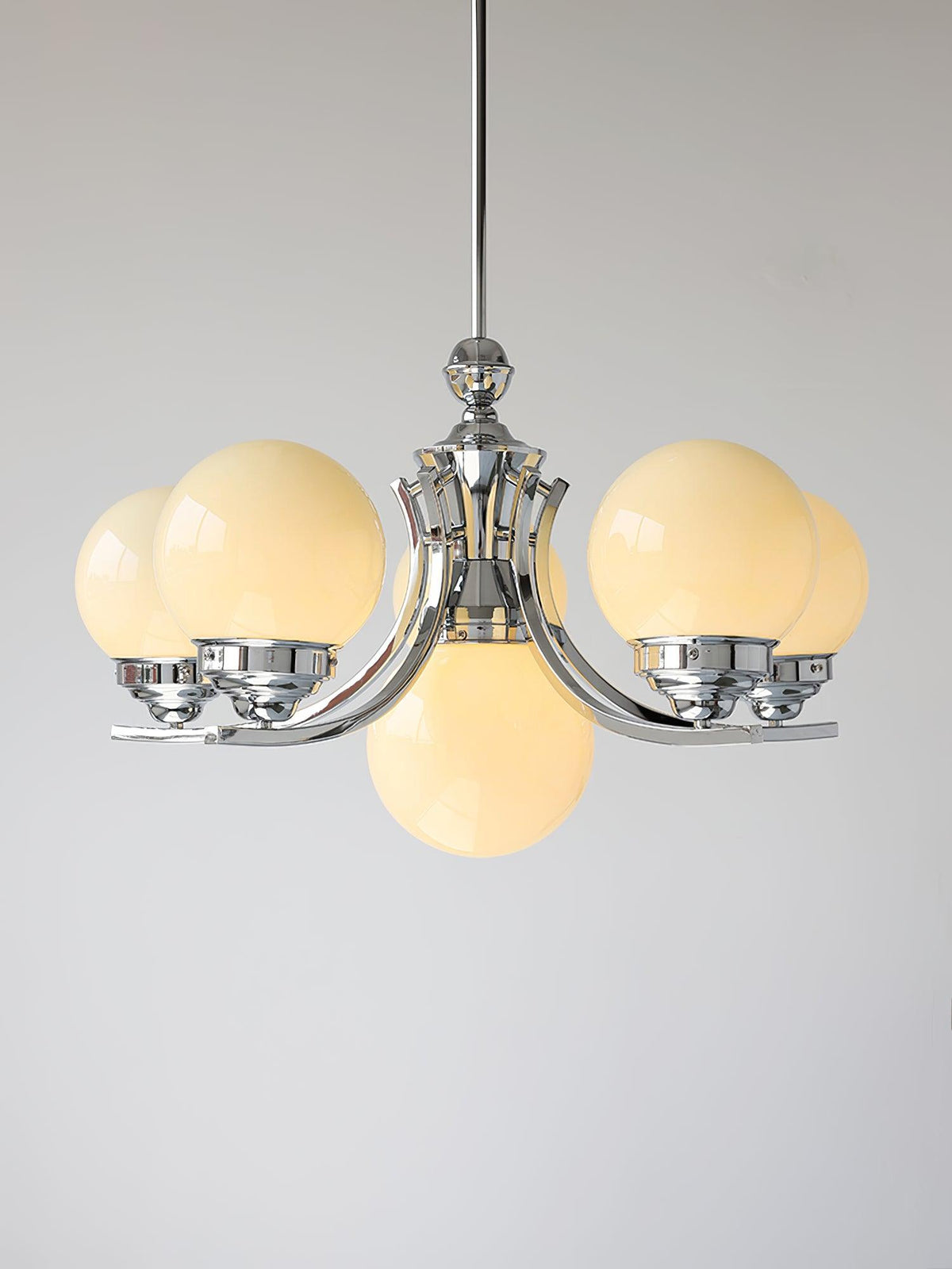 Dusk Kronleuchter Kugel Chrome moderne 5-Light