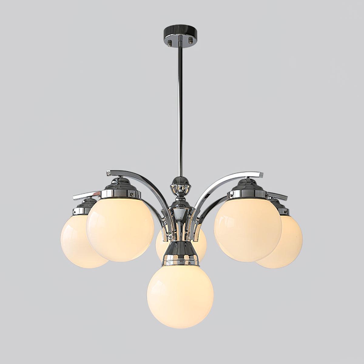 Dusk Kronleuchter Kugel Chrome moderne 5-Light