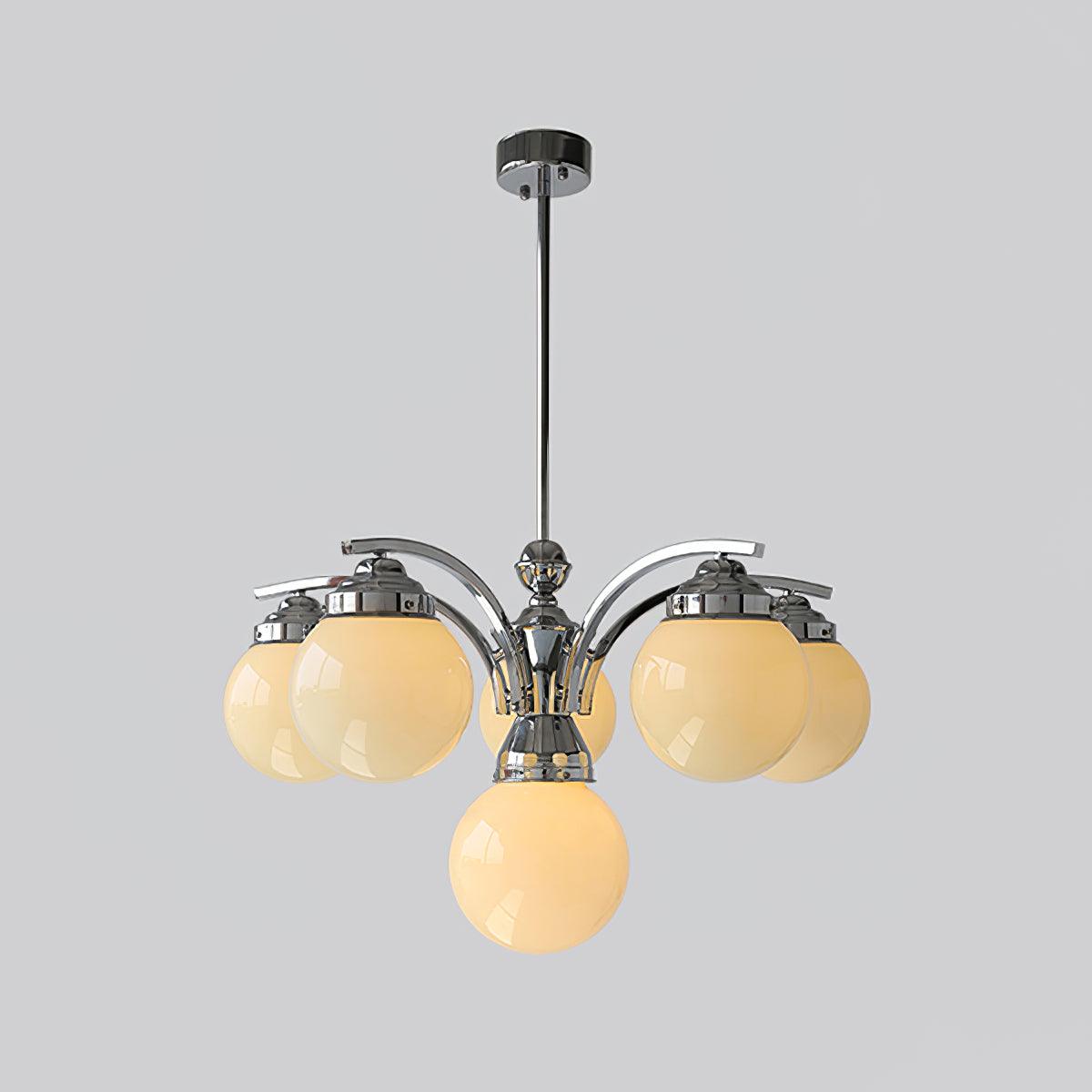 Dusk Kronleuchter Kugel Chrome moderne 5-Light