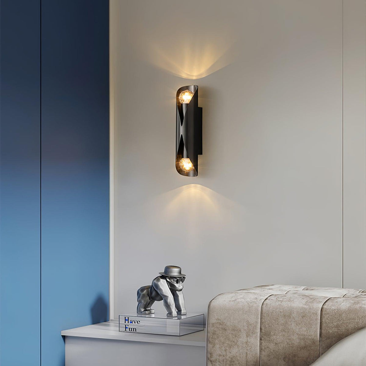 Veyric Diamant-Messing-Wandleuchte