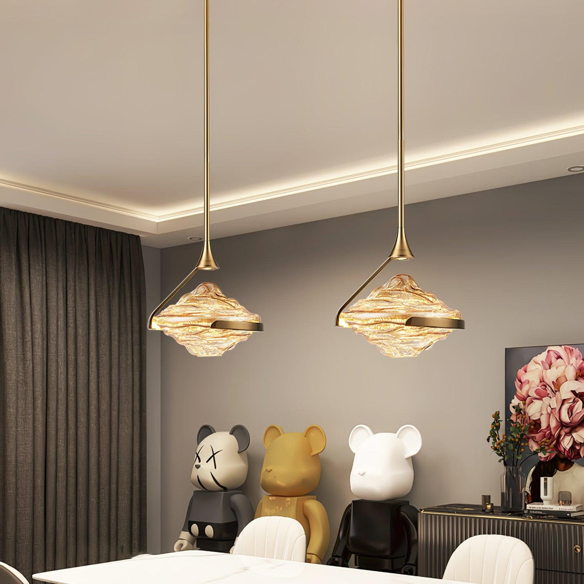 Elyarette Diamant-Kristall-Pendelleuchte
