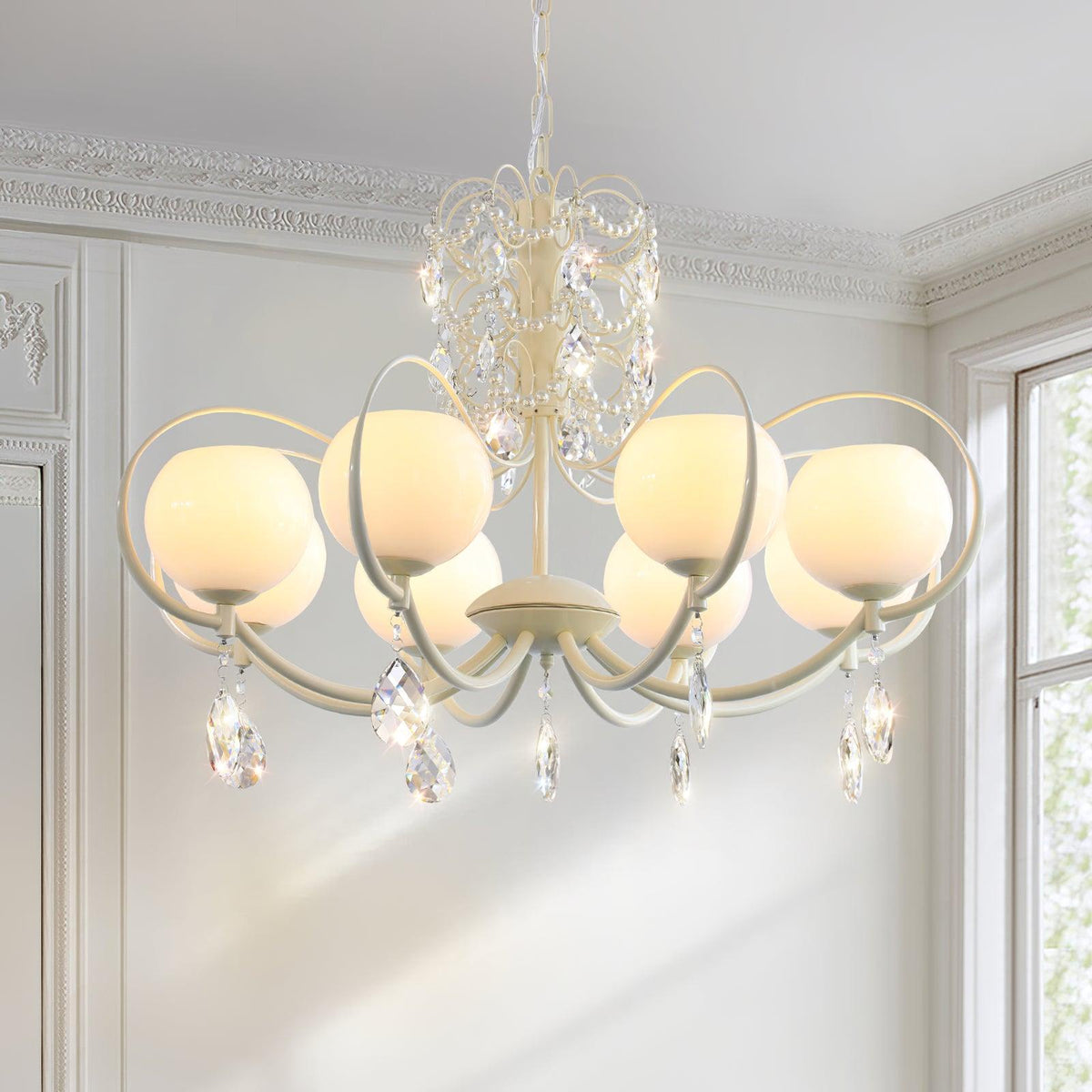 Celisine luxuriöser Kronleuchter aus Glas