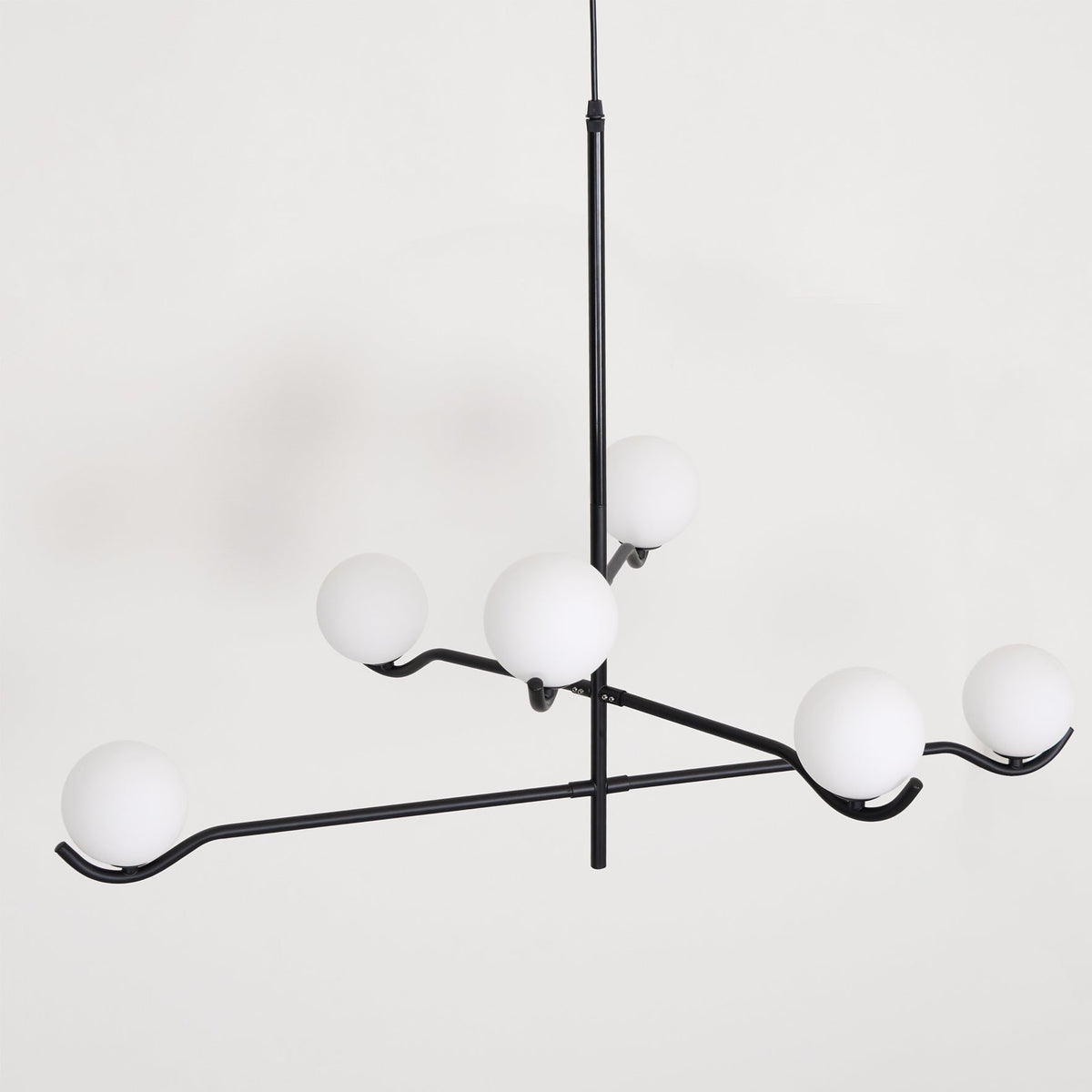 Kominex Pendelleuchte Schwarz Glas