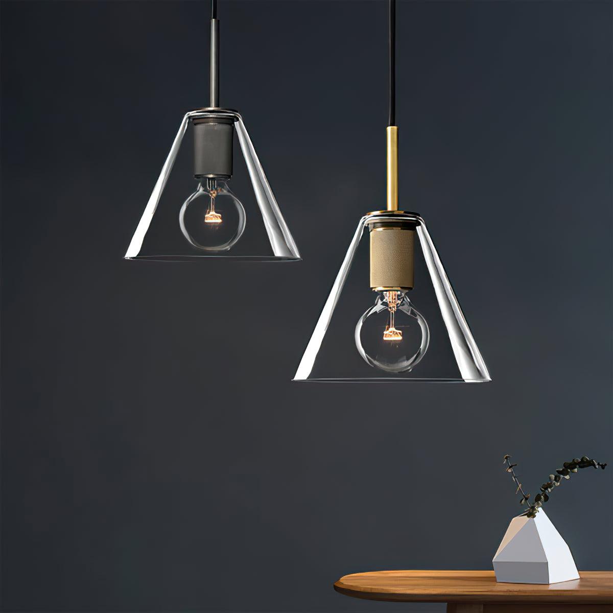 Pendelleuchte Messing minimalistisch Metallarmatur für Esszimmer oder Küche