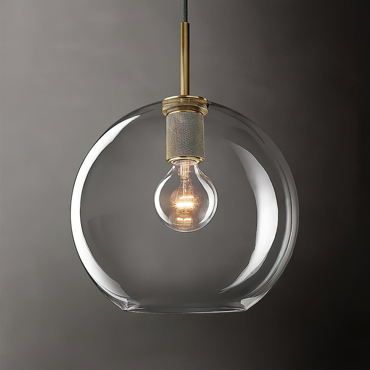 Pendelleuchte Messing minimalistisch Metallarmatur für Esszimmer oder Küche