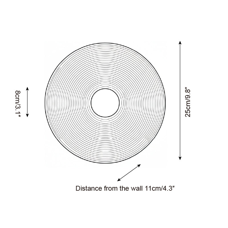 Cirisise Coil Wandleuchte