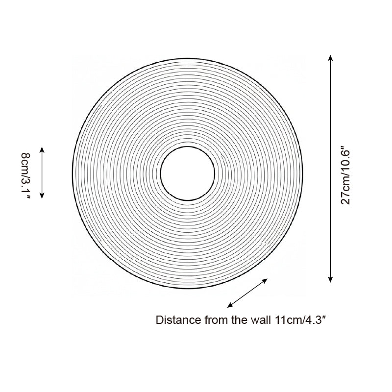 Cirisise Coil Wandleuchte