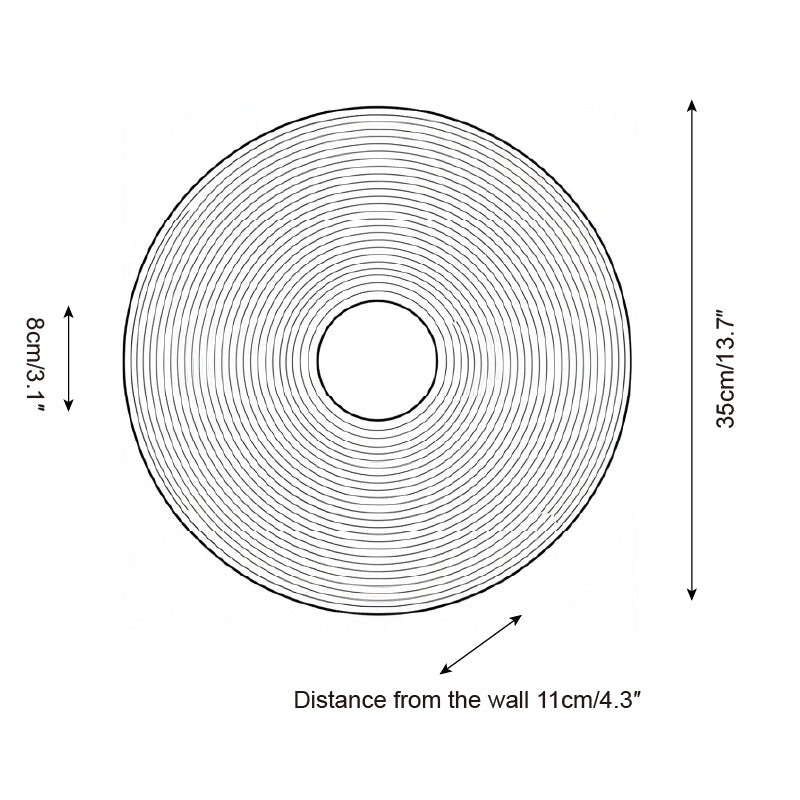 Cirisise Coil Wandleuchte