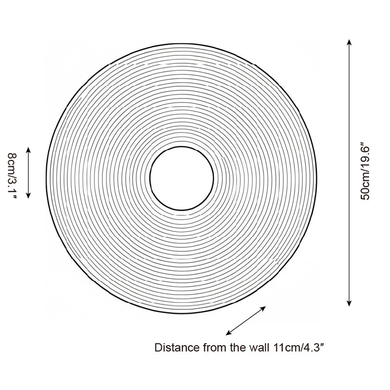Cirisise Coil Wandleuchte