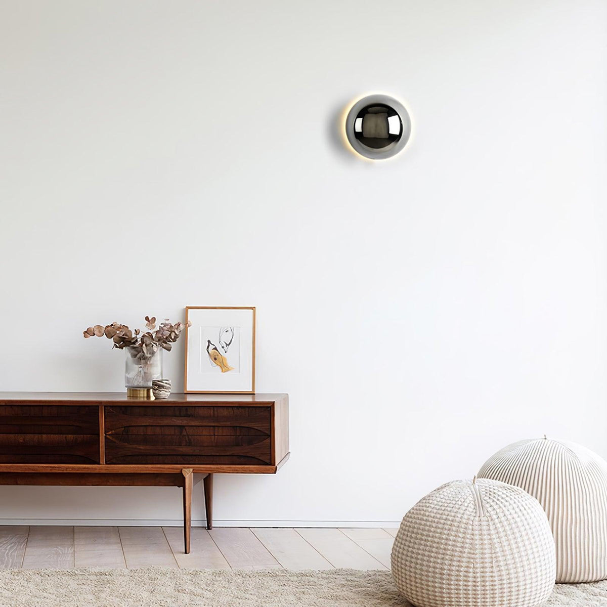 Virixy moderne minimalistische Wandleuchte mit Kugelschirm