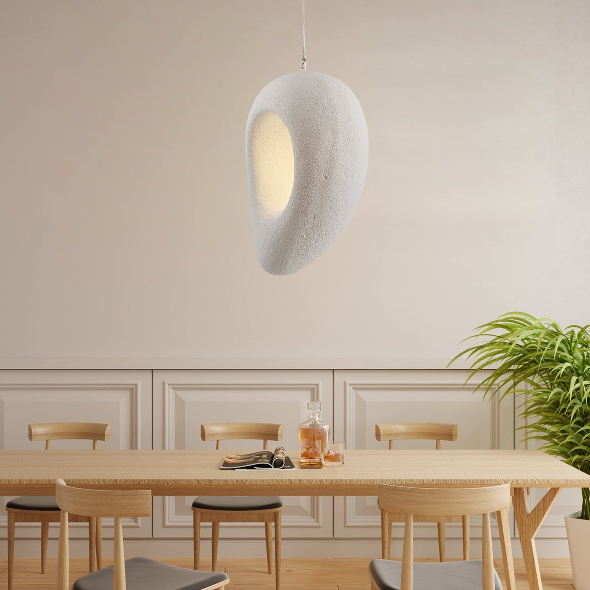 Uraeia Moderne minimalistische Wabi-Pendelleuchte