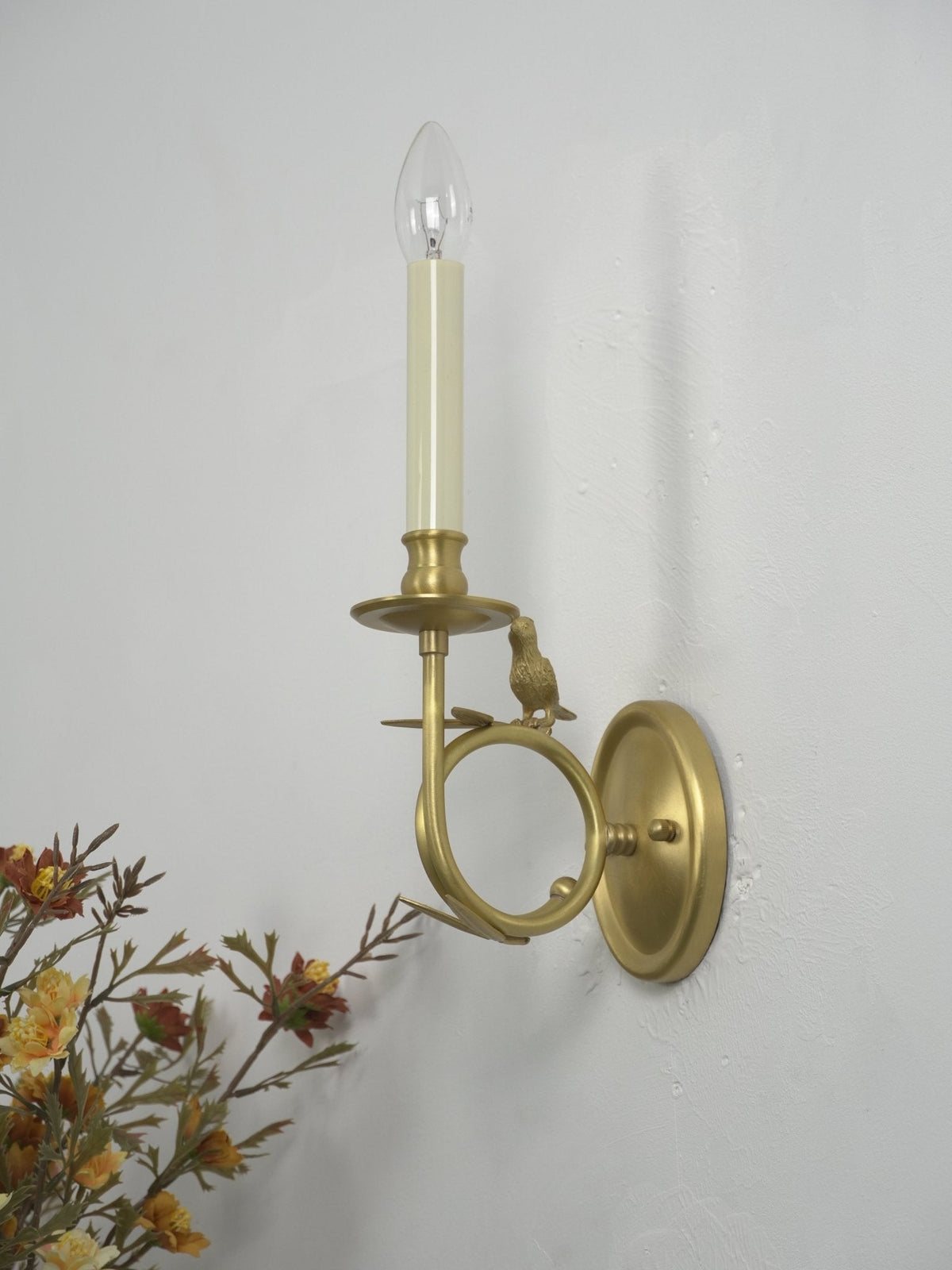Jexdo elegante Wandleuchte in Messing