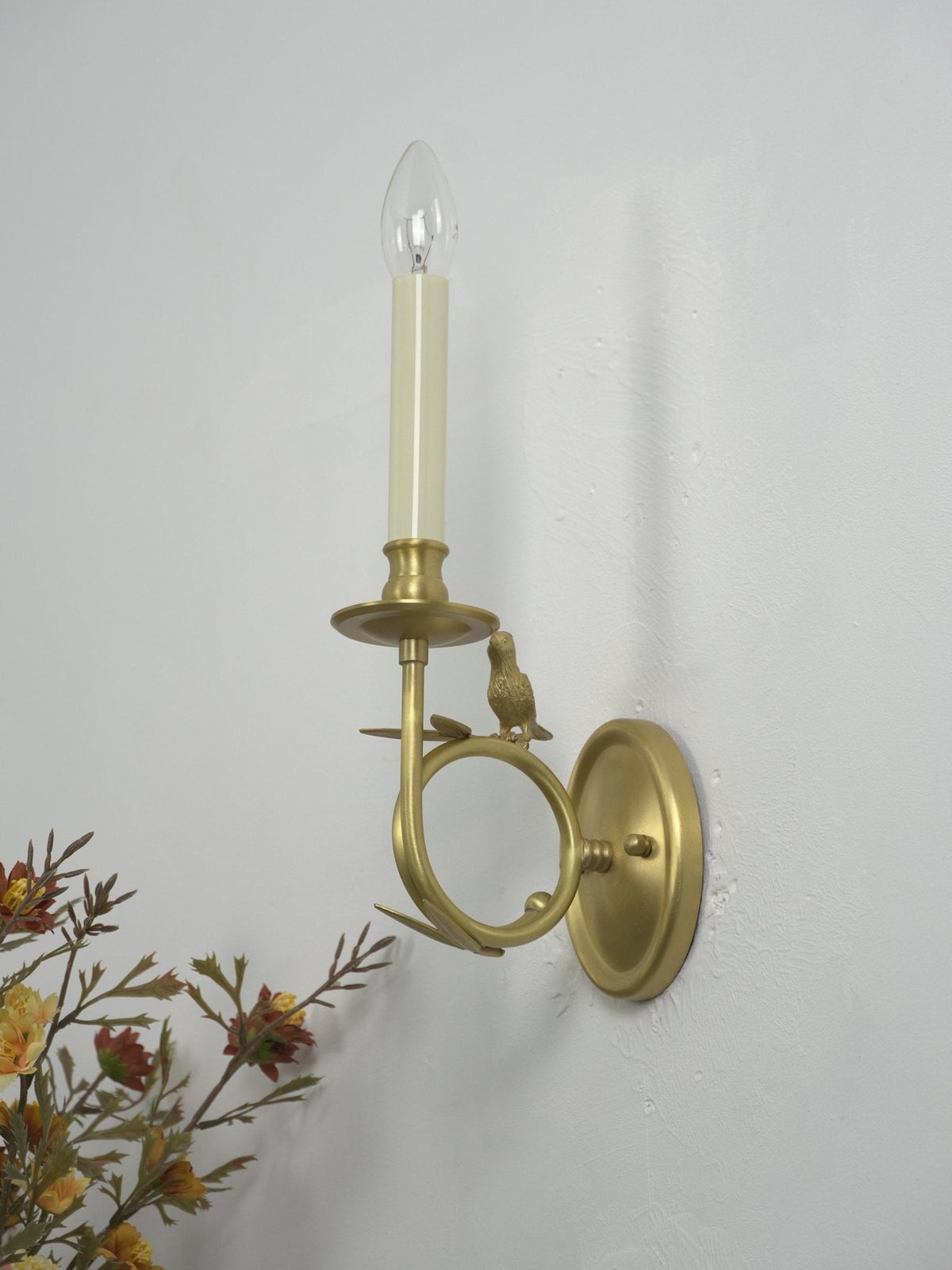 Jexdo elegante Wandleuchte in Messing