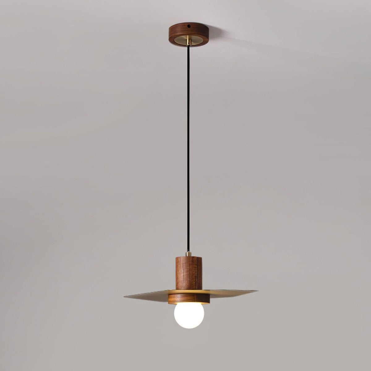 Elvoreria Premium skandinavische Kunst-Holz-Pendelleuchte