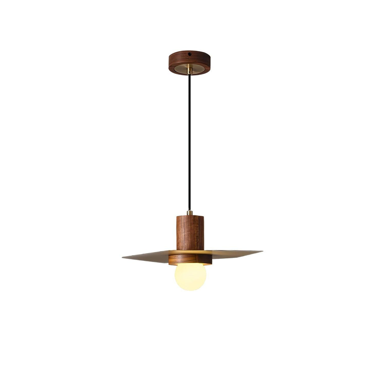 Elvoreria Premium skandinavische Kunst-Holz-Pendelleuchte