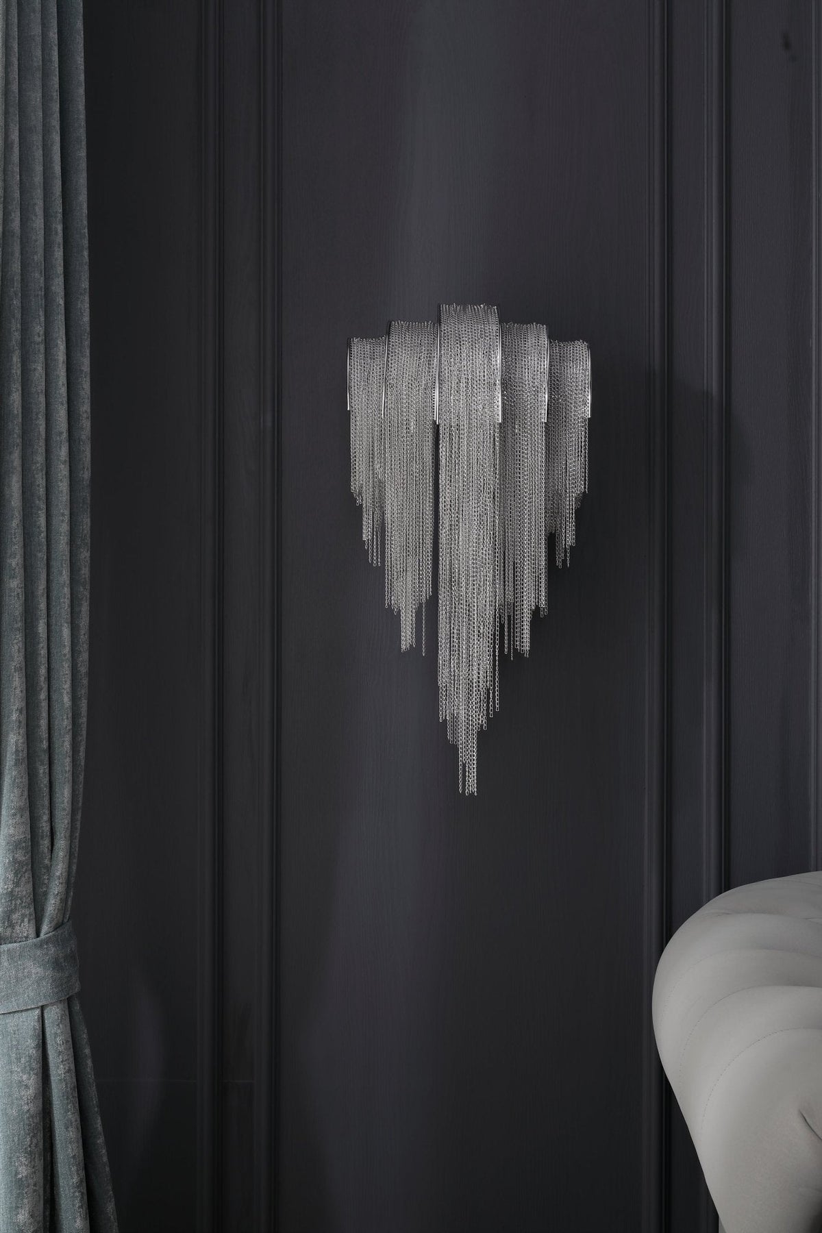 Chains Postmodern Luxus-Tassel-Wandleuchte