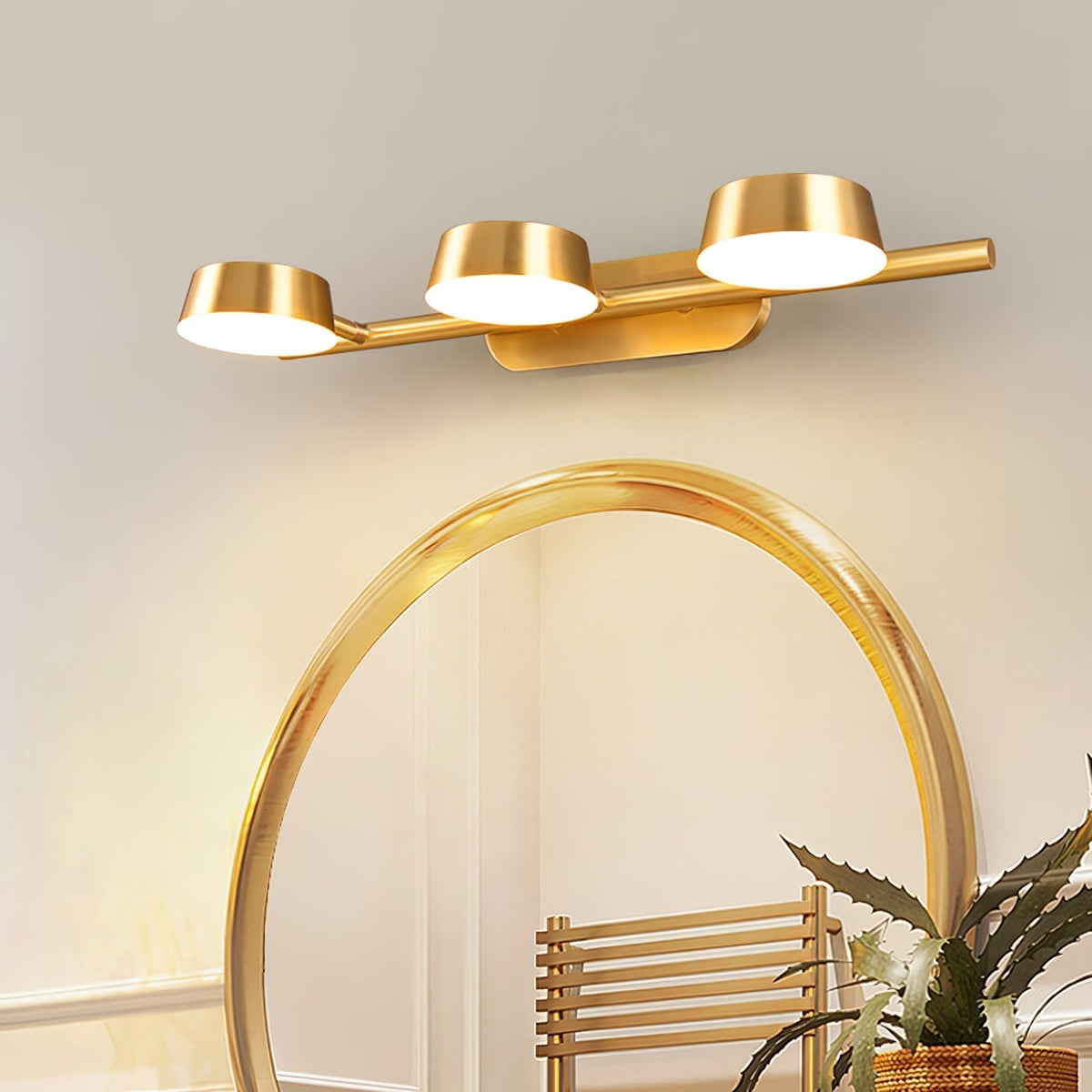 Xara Premium Elegance Vanity Messing Wandleuchte