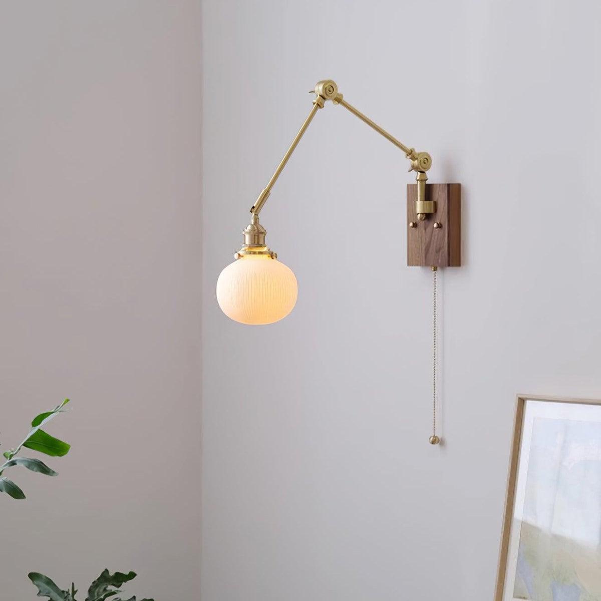 Vetra Vintage einstellbare Wandleuchte mit Schwenkarm