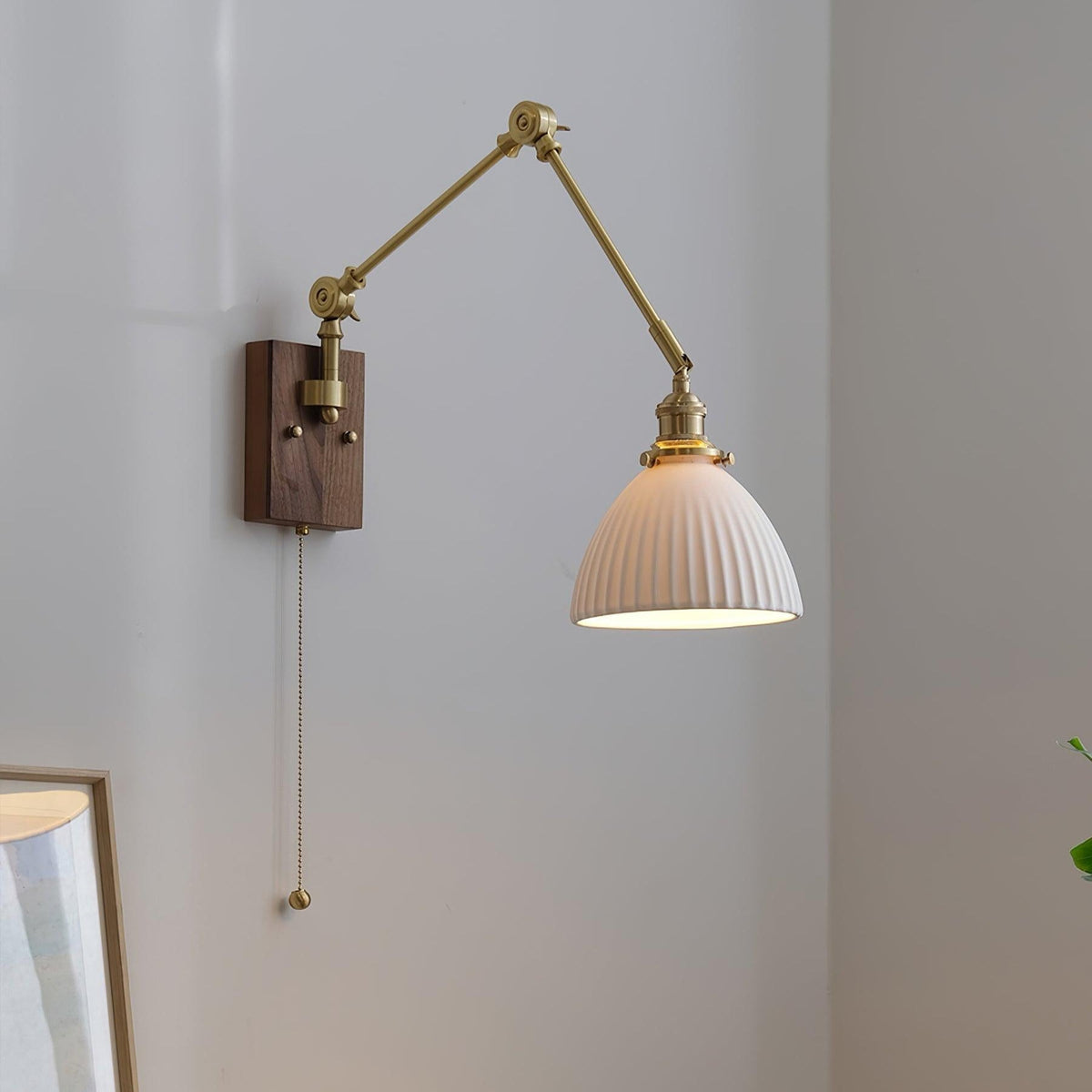 Vetra Vintage einstellbare Wandleuchte mit Schwenkarm