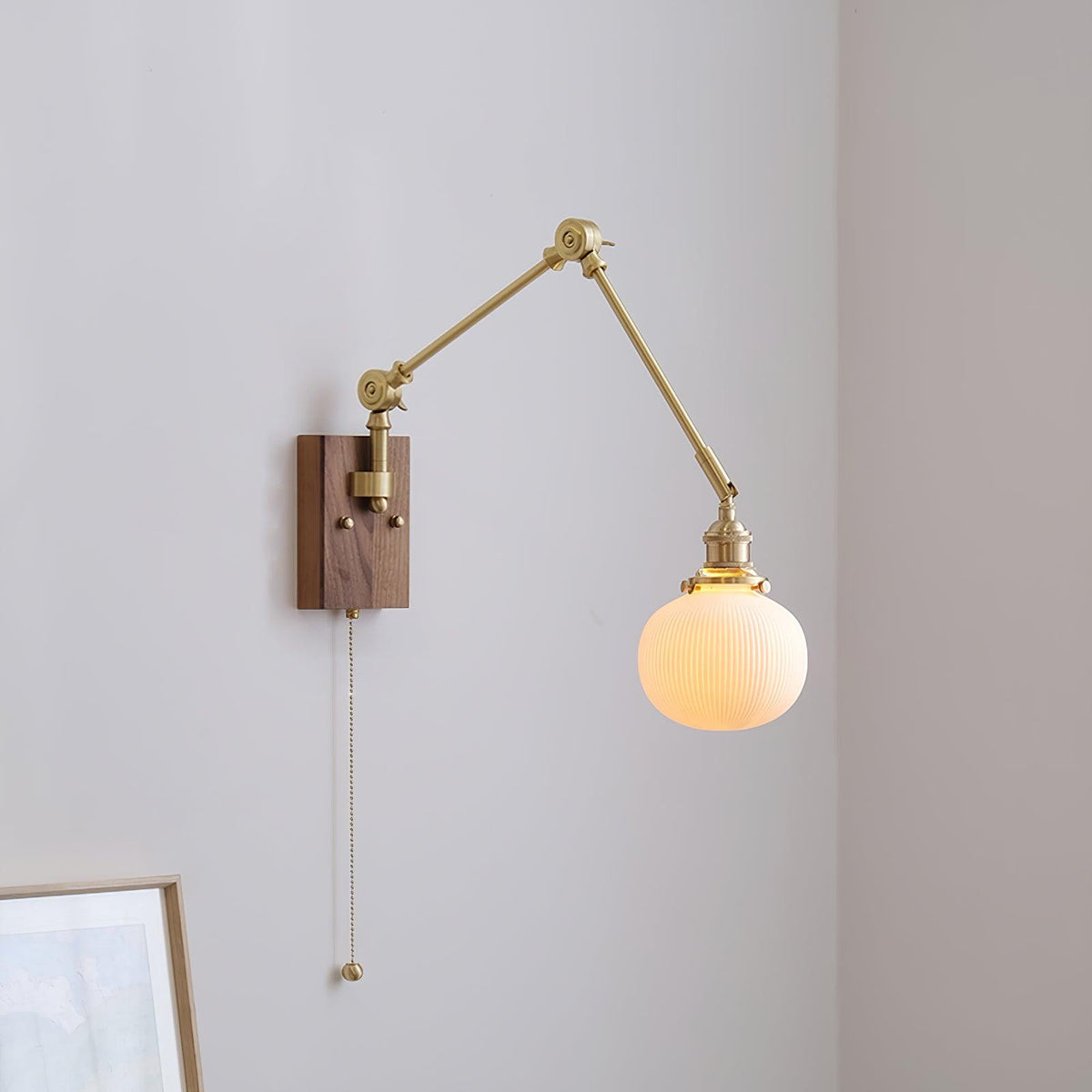 Vetra Vintage einstellbare Wandleuchte mit Schwenkarm