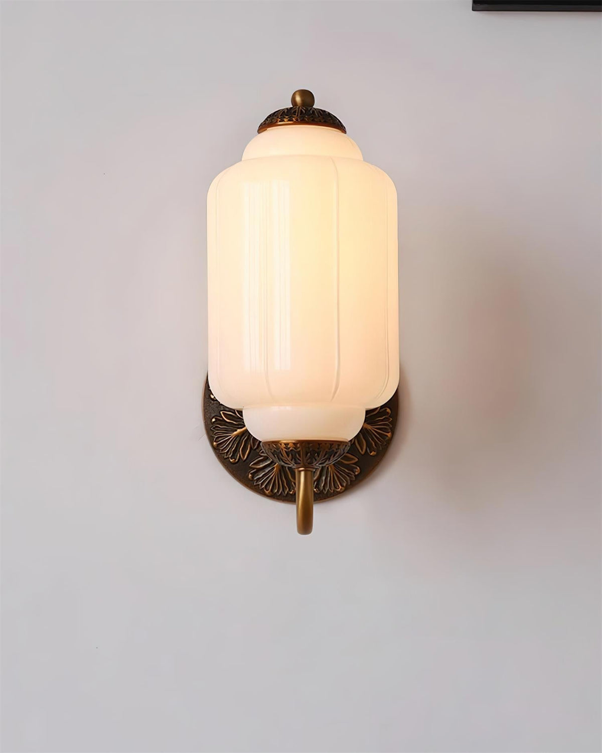 Melvane Vintage Pink-Glas-Wandleuchte