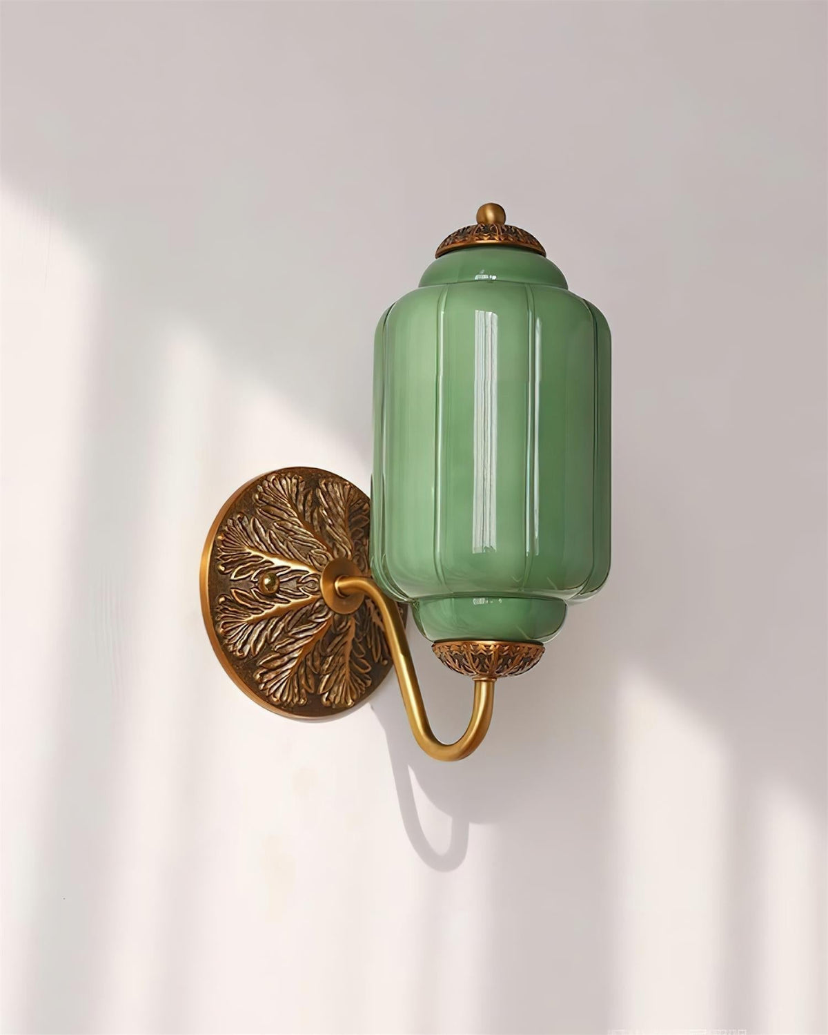 Melvane Vintage Pink-Glas-Wandleuchte