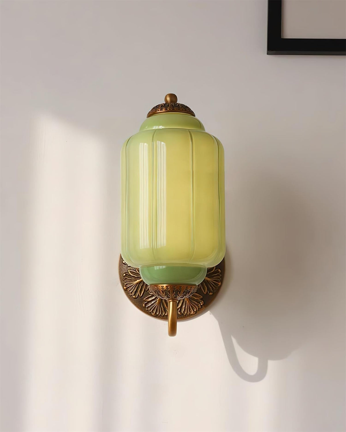 Melvane Vintage Pink-Glas-Wandleuchte