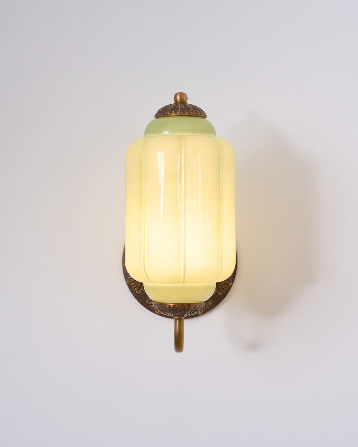 Melvane Vintage Pink-Glas-Wandleuchte